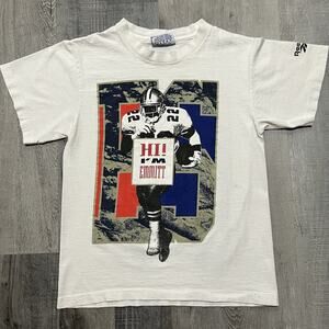 VTG Reebok Emmitt Smith Dallas Cowboys 90s Reebok Kids Youth Football T Shirt M